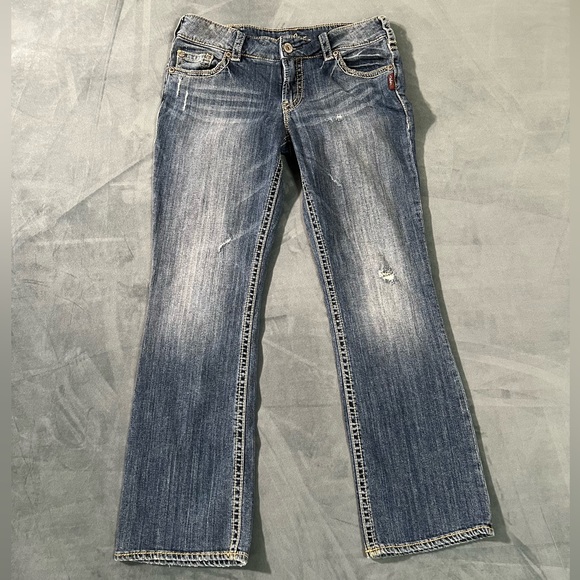 🌼 Silver Suki  Bootcut Jeans, Size 31x31 - Picture 2 of 5
